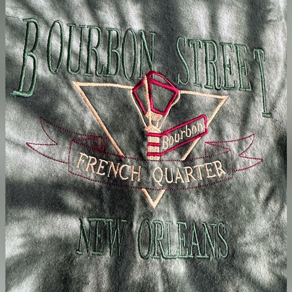 Embroidered Tie Dye T-Shirt  Bourbon Street New
Orleans - Picture 5 of 5